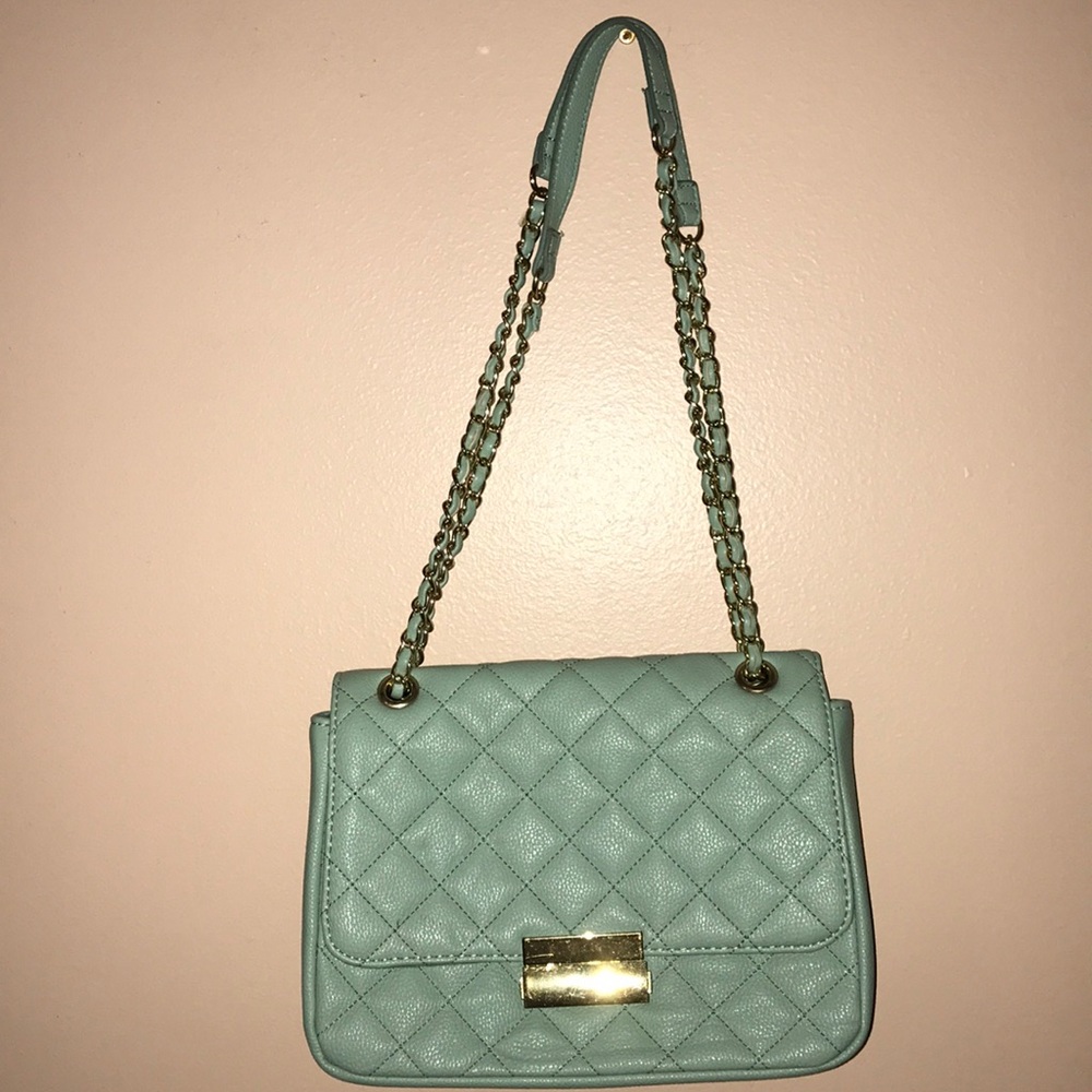 Mint colored crossbody/shoulder bag (Forever 21)